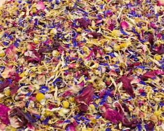 9 Organic Flower Mix Foraging Fun For Birds / Parrots
